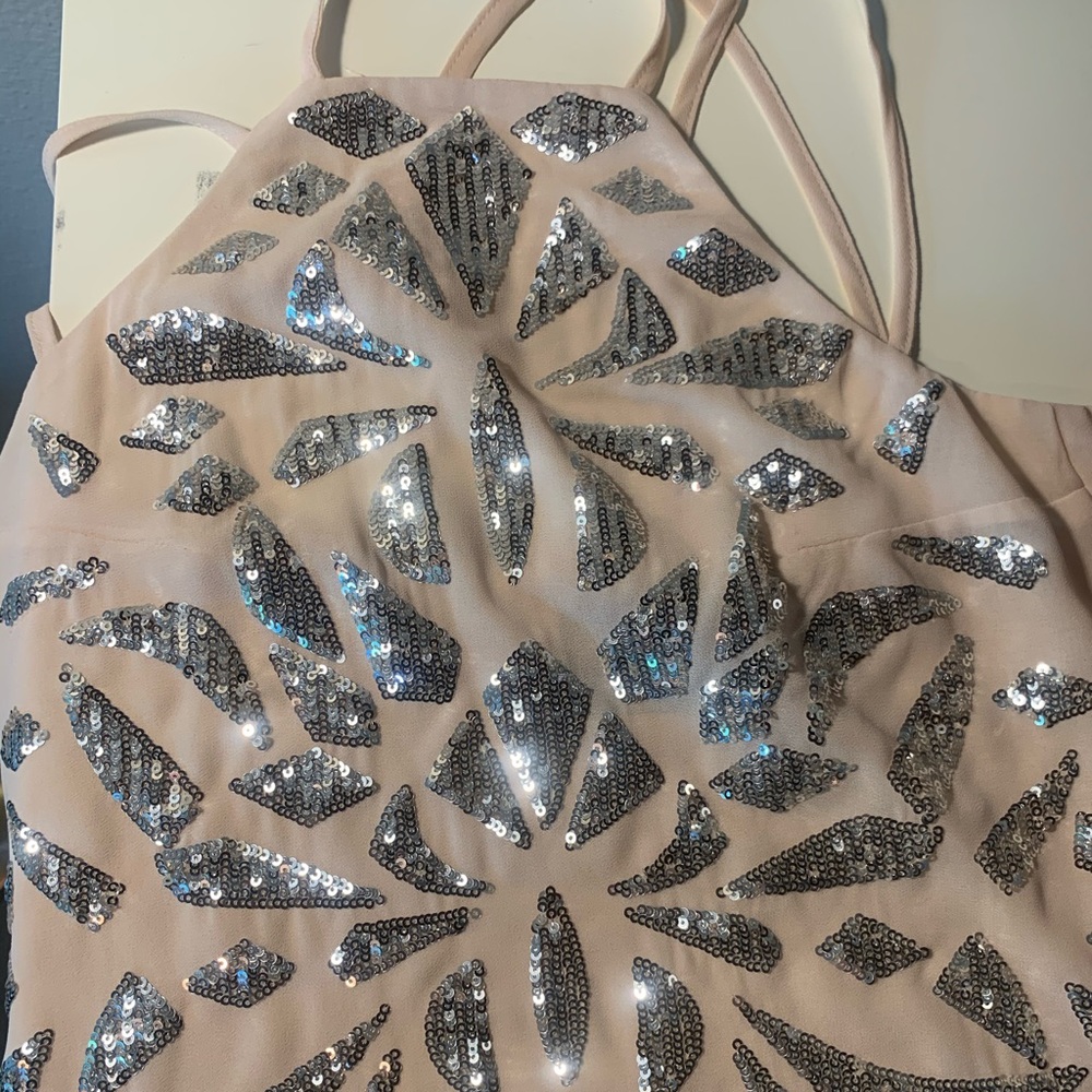 Sequin Tan Top